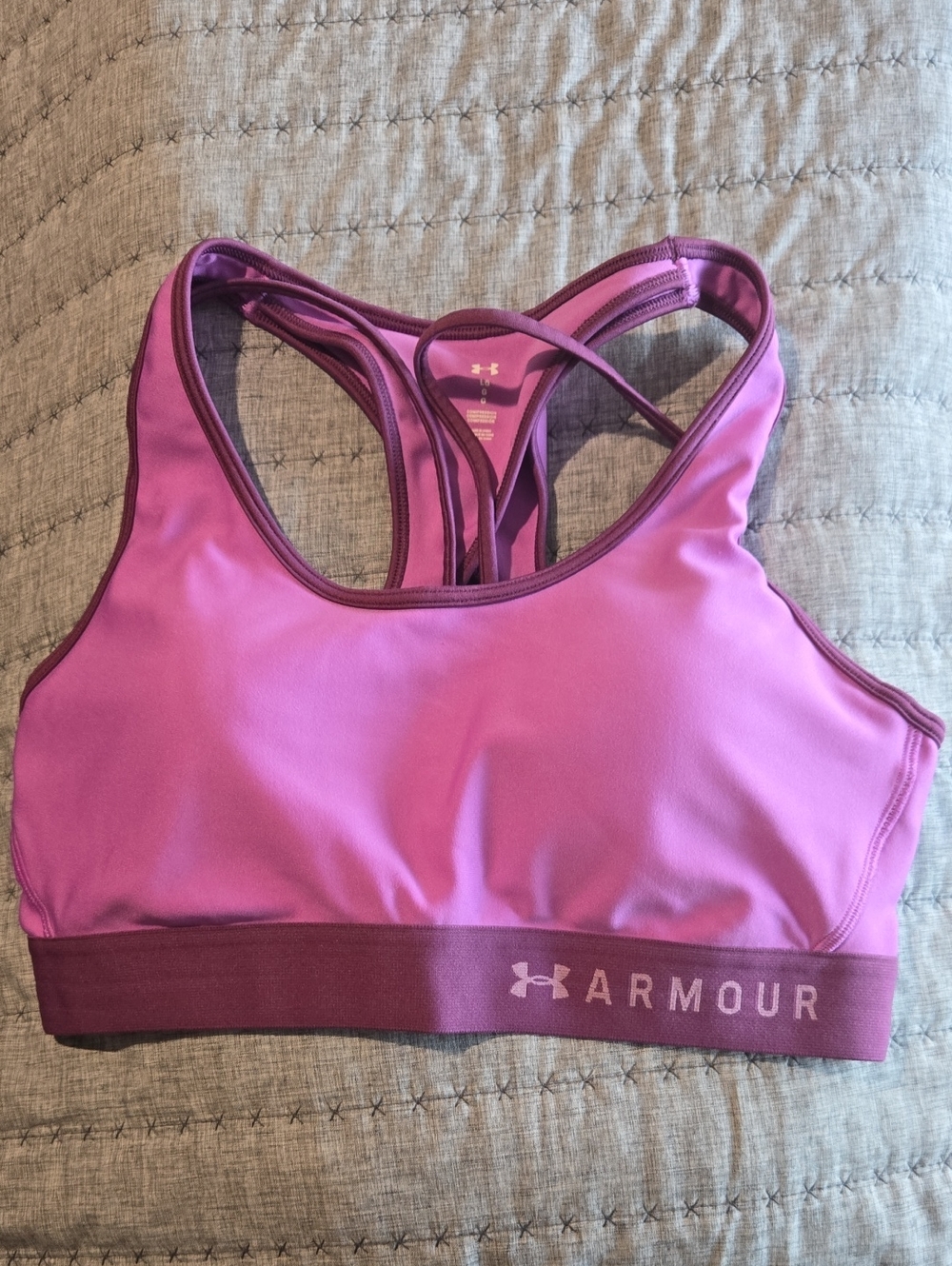Under Armour Purple-Pink Racerback Sports Bra